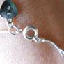 Vintage 18ct G P white Gold Plated Women's Bangle Bracelet L 9" - 2,97g Image 8