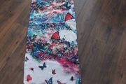 Pink silk scarf