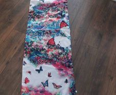 Pink silk scarf