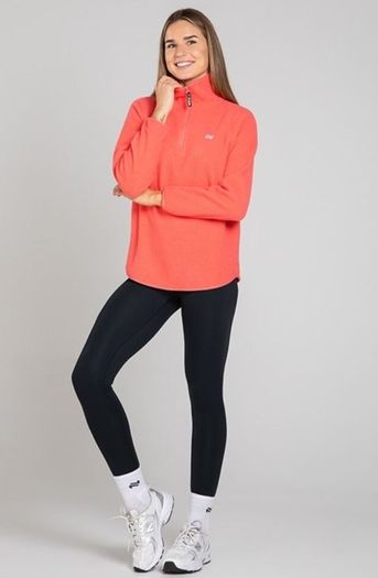 O'Neills Women's Pearl Half Zip Fleece Coral