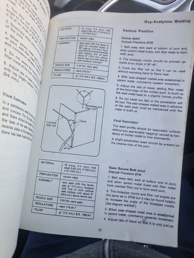 Vintage general welding and cutting instruction manual  from AnCO