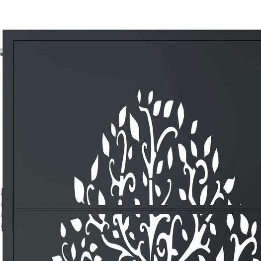 Garden Gate Anthracite 105x130 cm