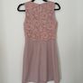 NEW WITH TAGS Pink lace miss selfridge dress size 8 Image 3