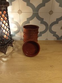 Cermer Terracotta Ramekin / Tapas Dish / Creme Brulee Dish Set of 6 (11cm x 3.5cm)