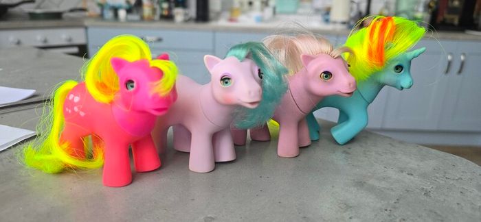 4 x Bundle of Beddy Bye Eyes BBE Babies MLP G1 My Little Pony