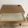 Modern Wooden Desk with Large Drawer & Cable Management - Like New Image 2