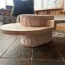 Coffee Table with Travertine Veneer, 1970s Image 2