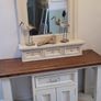 cream dresser hall table Image 3