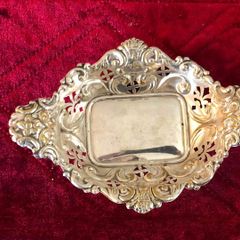 bon bon dish silver plated