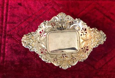 bon bon dish silver plated