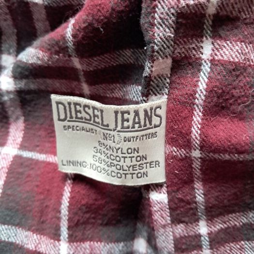 Diesel thick quilted jacket Size small ptp 20" in excellent condition