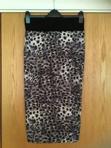 Soft Stretch Jersey Skirt 12 Animal Print