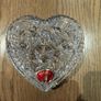 Trinket Glass Heart Box Image 7