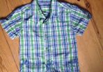 Gorgeous Blue & Green Checked Shirt Age 1.5-2
