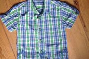 Gorgeous Blue &amp; Green Checked Shirt Age 1.5-2
