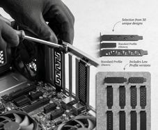 PC Case PCI Slot Covers - 30 Unique Airflow Designs