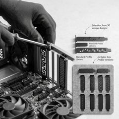PC Case PCI Slot Covers - 30 Unique Airflow Designs
