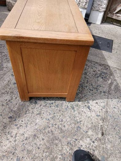 oak tv unit