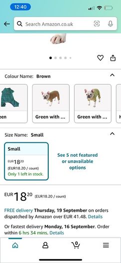 Dog Clothes,Dog Classic Striped Pajamas Soft Cotton Jumpsuit Pug French Bulldog Onesies Costume for Cats Puppy Small Dogs(Brown, blue, yellow, etc