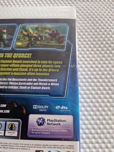 Ratchet and Clank Q Force Promotional copy PlayStation3 Ps3 Games Original