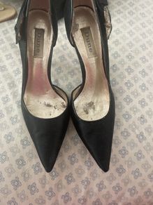 Dune satin heels