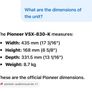 Pioneer VSX-830 AV Receiver Bluetooth Spotify Image 6