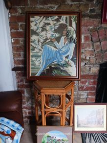 Large Framed Cross-stitch Framed Picture