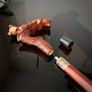 Unique Handmade Walking Stick, Fox Handle, Never Used Image 2
