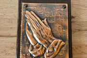 Copper Rathbanna Hand Wrought Praying Hands