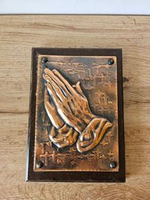 Copper Rathbanna Hand Wrought Praying Hands