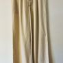 Reformation Mason Pant Sugar Cream Wide Leg Trousers Size 4 (UK 8 Image 3