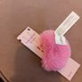Fluffy pink keyring Image 3