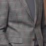 Top French Designer Cerruti 100% Men's Wool Plaid Sports Jacket Image 2