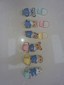 Sylvanian families nursery baby playmates set