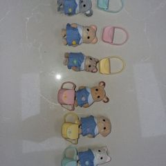 Sylvanian families nursery baby playmates set