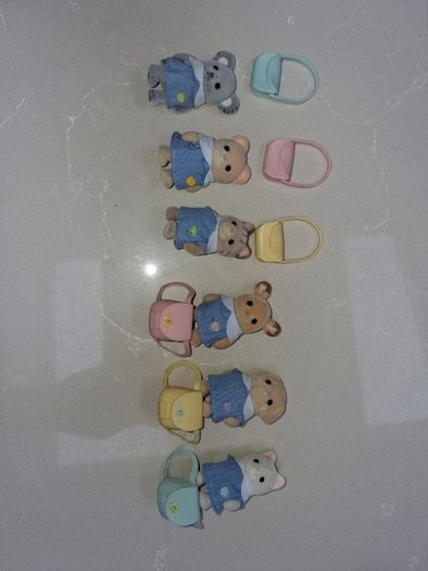 Sylvanian families nursery baby playmates set