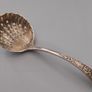 Antique Silver Plated Sugar Sifting Spoon with Pierced, Shell-shaped bowl Image 3