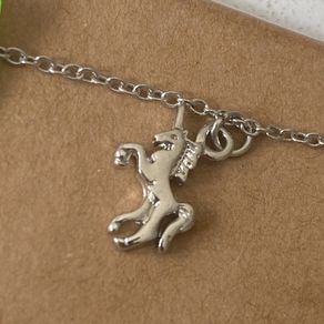 Unicorn Necklace | Gold Dipped