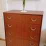Mid Century Vintage Meredew Chest of Drawers Image 2