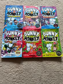 Bunny vs Monkey books