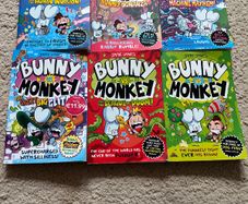 Bunny vs Monkey books