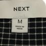 Mens Next Navy and White Check Shirt Sz Medium Image 5