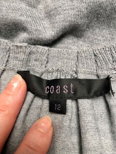 Coast grey wool dress