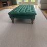 Chesterfield Upholstered Footstool- Coffee Table Chesterfield style deep buttoned Image 2