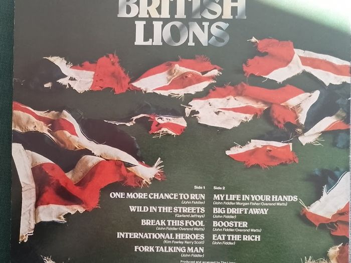 British Lions - ST (1978) RARE Irish Pressing On Philips EX-Mott The Hoople Classic Rock EX+