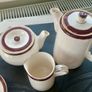 Mid Century Alfred Meakin Demitasse Set, 15 Piece English Coffee Service, 1950s Image 5