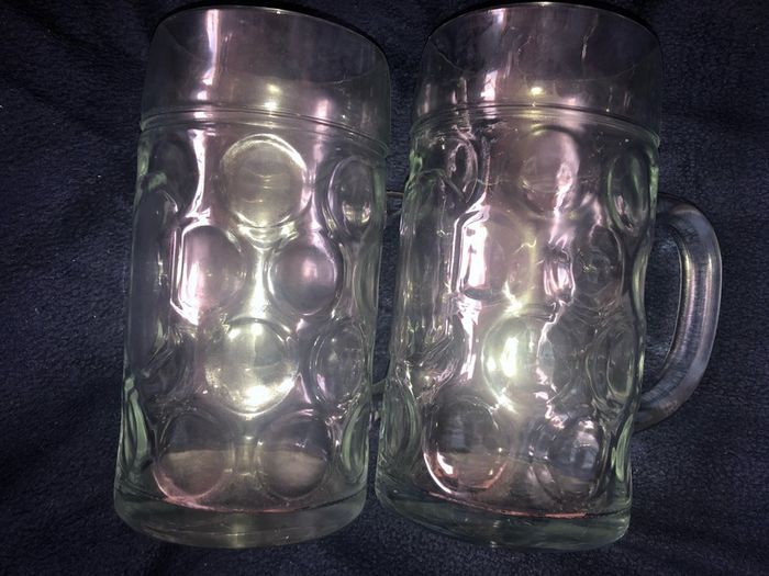 Beer Tankards glasses 1 LITER