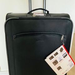 Large Trolley Suitcase (New). Expandable.