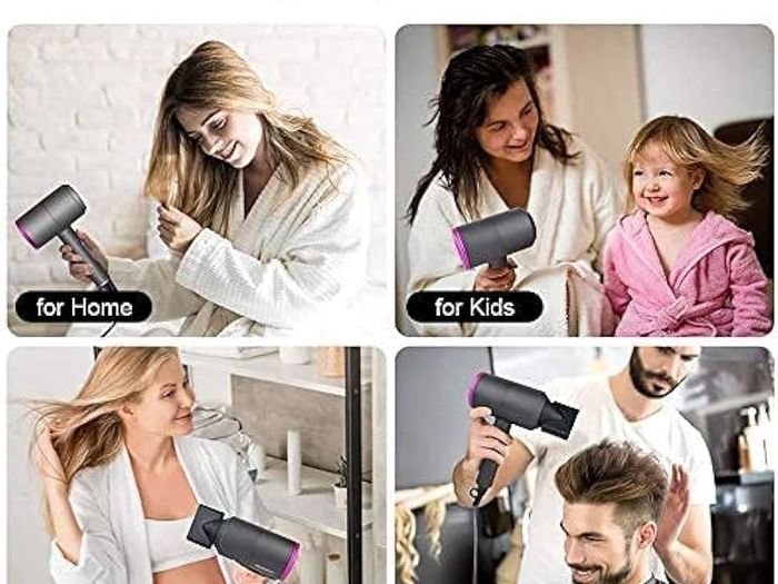 NEW SALE | Hair Dryer with Diffuser & Concentrator 2000W Powerful Ionic Dryer 2 Speed 3 Heat Settings Fast Dry Lightweight for Multi Women Man Hairstyles