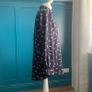 Zara navy & white blouse with knot detail. Oversized. Size S Image 2